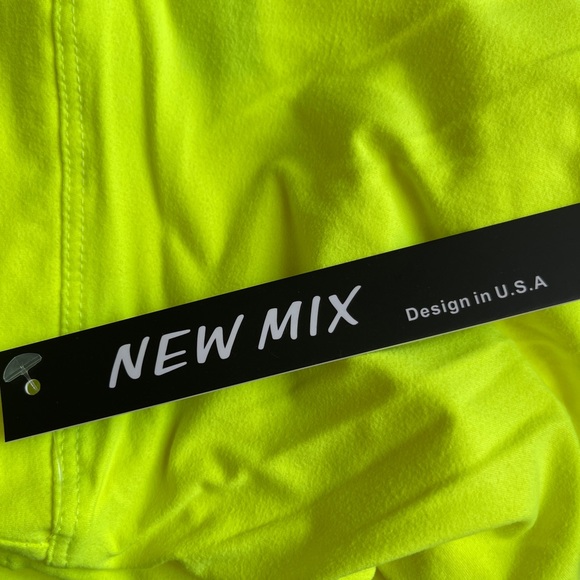 New Mix Buttery‎ Soft Biker Shorts - OS - Neon Yellow - Picture 5 of 6